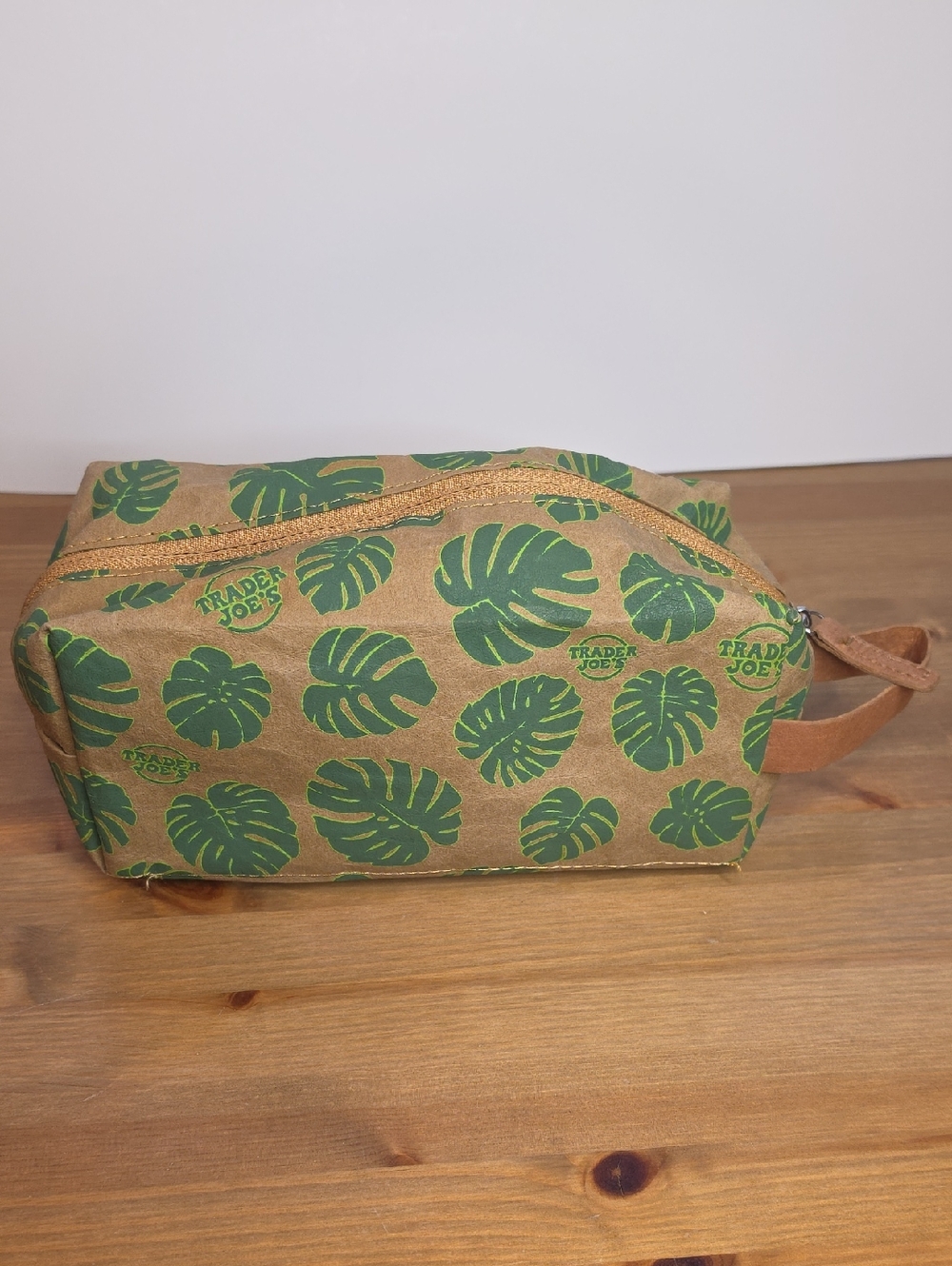 Trader Joes Washable Paper Toiletry Dopp Kit - Limited Edition